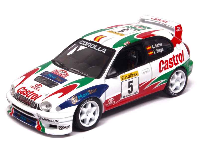 TOYOTA COROLLA WRC RALLYE MONTE CARLO 1998 / C.SAINZ / L. MOYA / IXO / 1/43