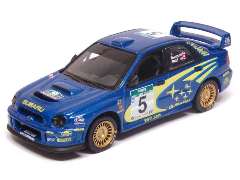 SUBARU IMPREZA WRC NEW ZEALAND RALLYE 2001 / R. BURN / B. REID / IXO / 1/43