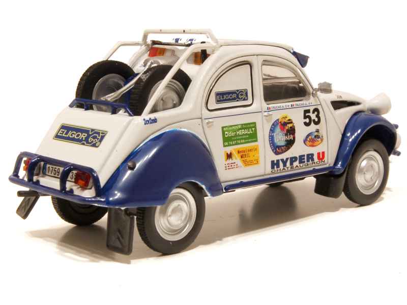2CV RAID LA 2 MB TUNISIA 2002 / IXO /1/43