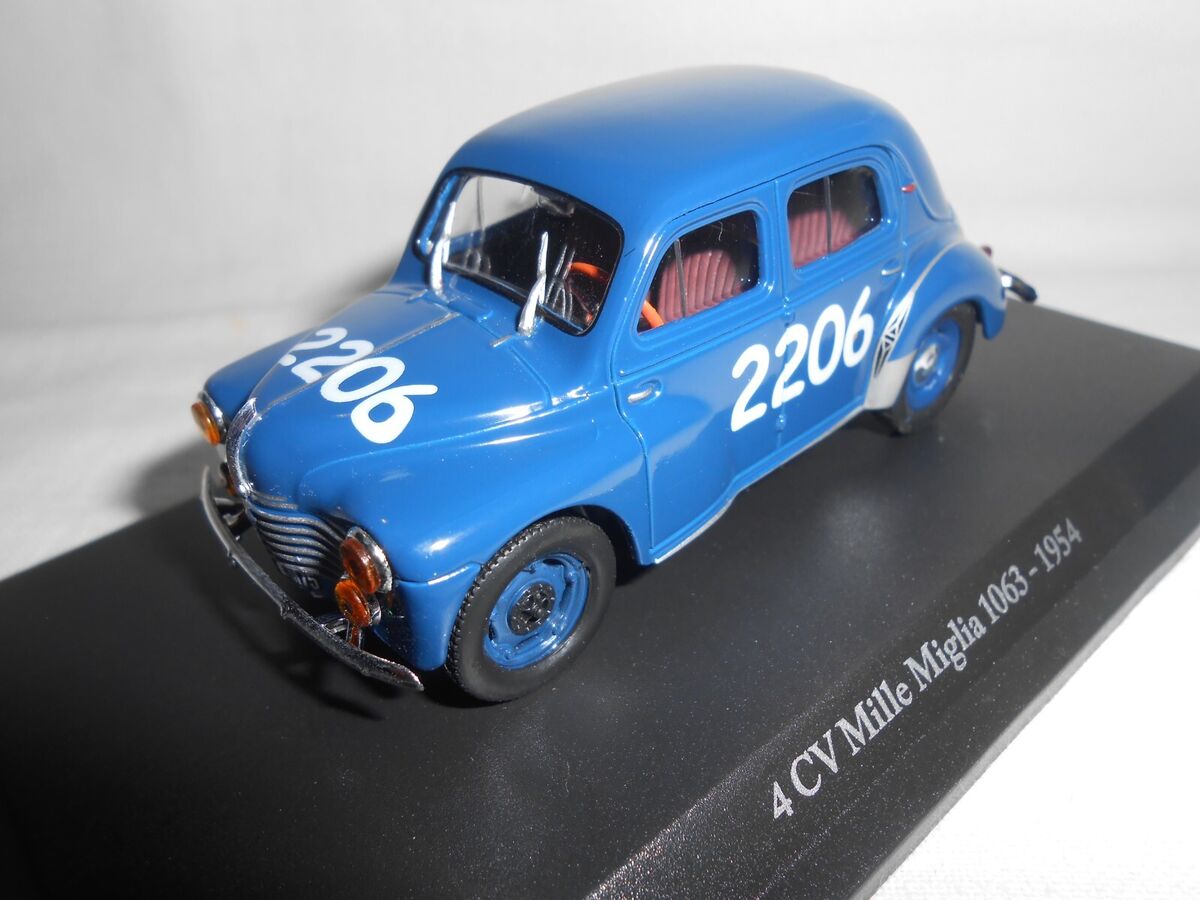 RENAULT 4CV MILLE MIGLIA 1063 1954 1/43