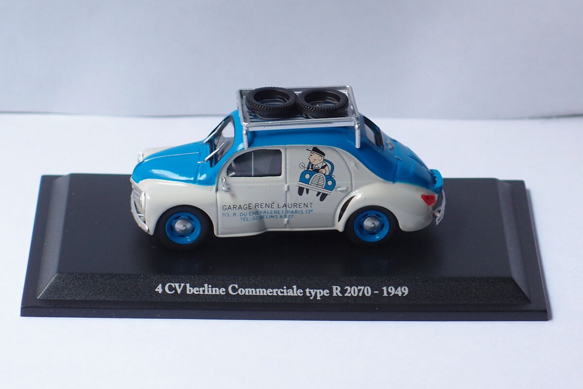 RENAULT 4CV BERLINE COMMERCIALE TYPE R 2070 1949 1/43