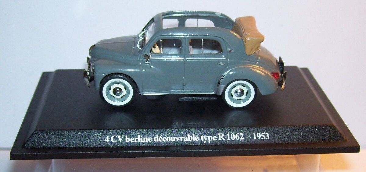 RENAULT 4CV BERLINE DECOUVRABLE TYPE R 1062 1953 1/43