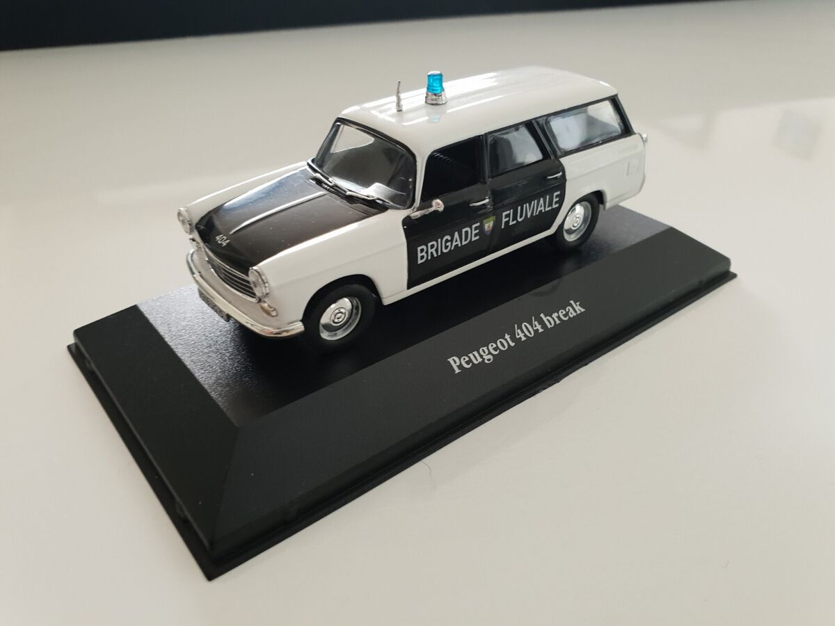 PEUGEOT 404 DE POLICE FRANCAISES 1966 1/43