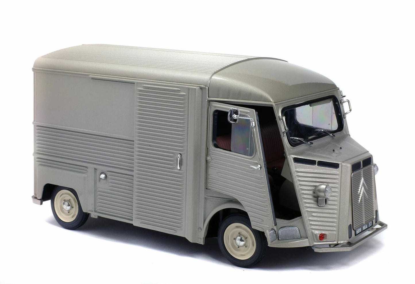 CITROEN HY GRIS 1962 1/21 SOLIDO LE 1/21 EST AUSSI GROS QUE LE 1/18