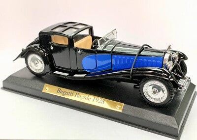 BUGATTI ROYALE 1928 AVEC SONT SOCLE SOLIDO 1/43