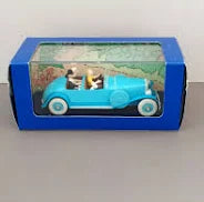 voiture tintin 1/43 cigares du pharaon 1955 lincoln torpetdo