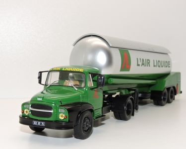 CAMION UNIC MZ 36 SEMI REMORQUE L AIR LIQUIDE 1960_1966 1/43