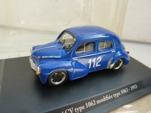 RENAULT 4CV TYPE 1062 MODIFIEE TYPE 1063  1953  1/43
