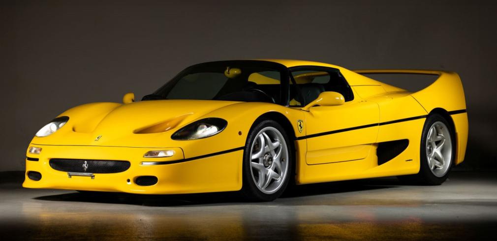 FERRARI F50 1/18 BURAGO JANTES DORE  1995