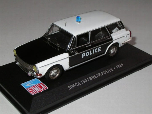 SIMCA 1501 BREAK POLICE 1969 1/43