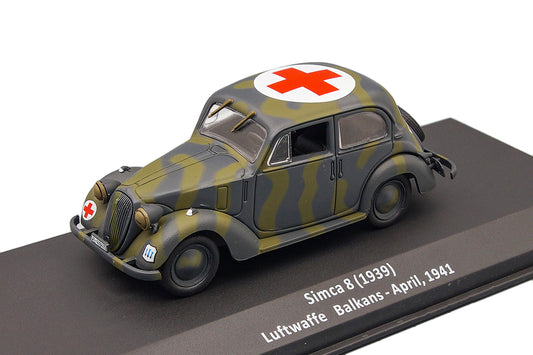 SIMCA 8 (1939) LUFTWAFFE BALKANS AVRIL 1941 1/43