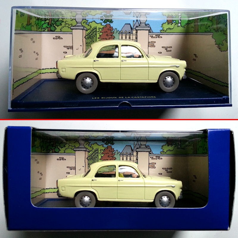 VOITURE TINTIN 1/43 LES BIJOUX DE LA CASTAFIORE 1960