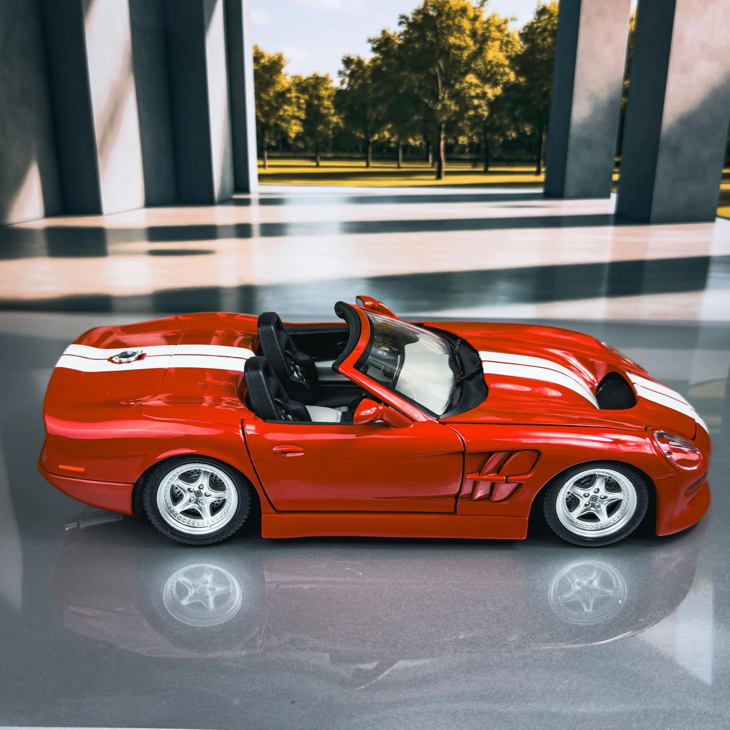 SHELBY SERIE 1 ROUGE 1999 BURAGO 1/18