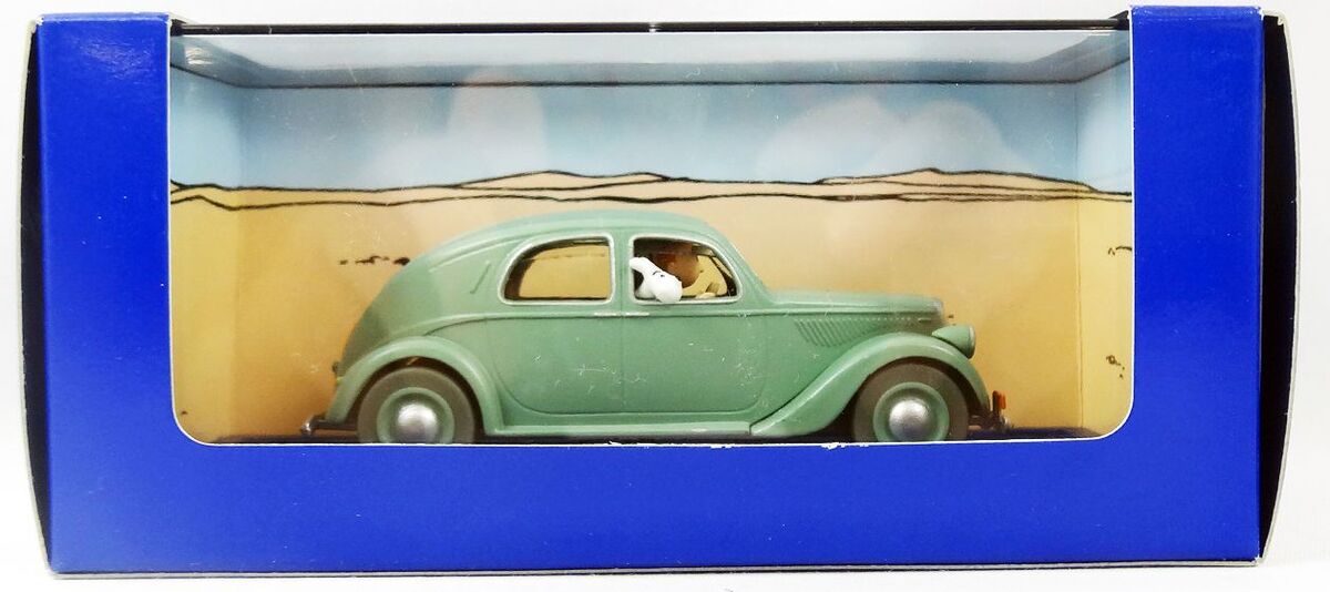 voiture tintin 1/43 au pays de l or noir