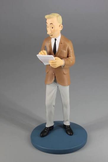 FIGURINE TINTIN AU CONGO (REPOTER)