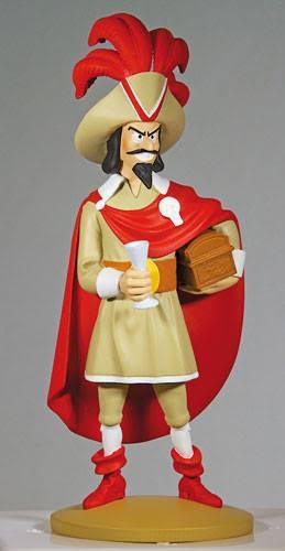 figurine de la collection tintin( personnage rackham le rouge) le secret de la licorne