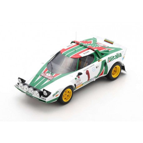 LANCIA STRATOS RALLYE MONTE CARLO 1977 / S. MUNARI / S. MAIGA / IXO / 1/43