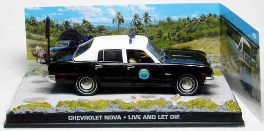voiture james bond de police chevrolet nova  live and let die 1/43