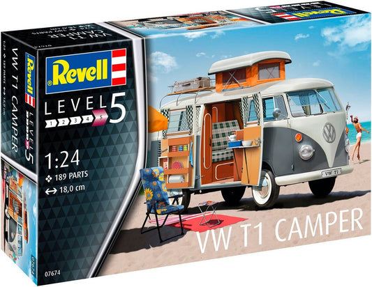 COMBI VW T1 CAMPER 1/24 REVELL