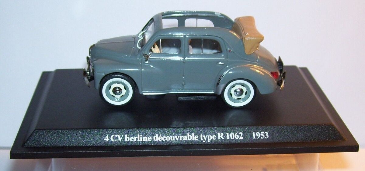 RENAULT 4CV BERLINE DECOUVRABLE TYPE R 1062  1953  1/43