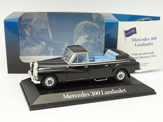 MERCEDES PRESIDENTIELLE  300 LANDAULET 1963 IXO 1/43