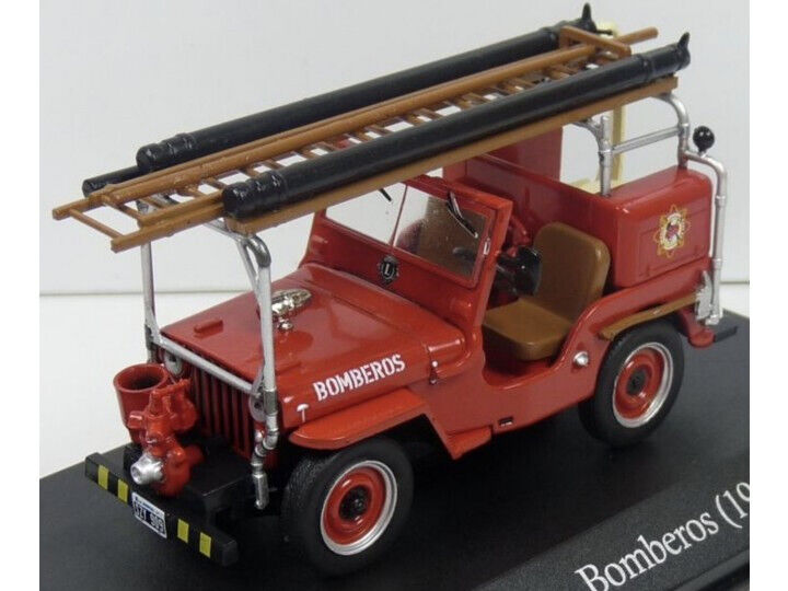VOITURE 1/43 JEEP CJ2A BOMBEROS 1946