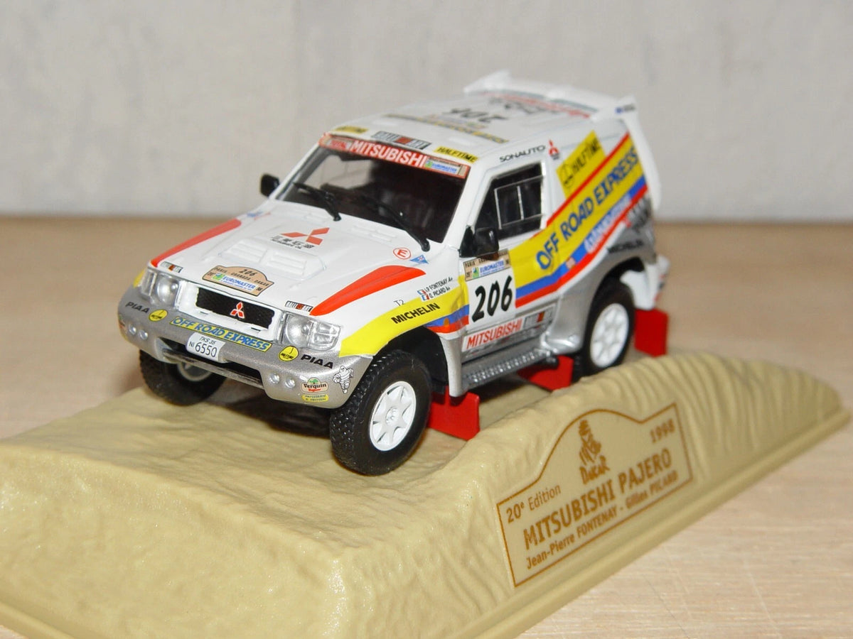 MITSUBISHI PAJARO4*4 1ER DAKAR 1998 NOREV 1/43 (J.P FONTENAY / G. PICARD )