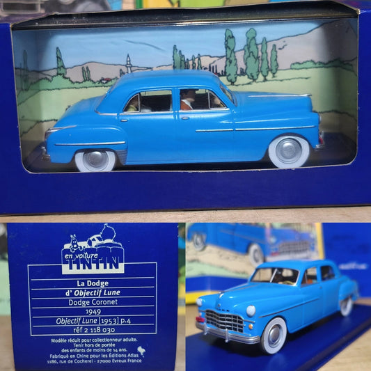 VOITURE TINTIN 1/43 OBJECTIF LUNE 1949