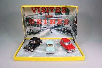 coffret renault ile seguin CELTAQUATRE 1935  4 CV 1949  4L 1960 1/43