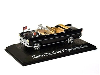 VOITURE PRESIDENTIELLE SIMCA CHAMBORD V 8 AB_P IXO 1/43