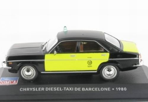 CHRYSLER DIESEL TAXI BARCELONE 1980 1/43