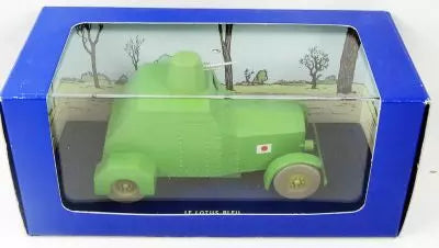voiture tintin  le lotus bleu l auto mitrailleuse 1/43
