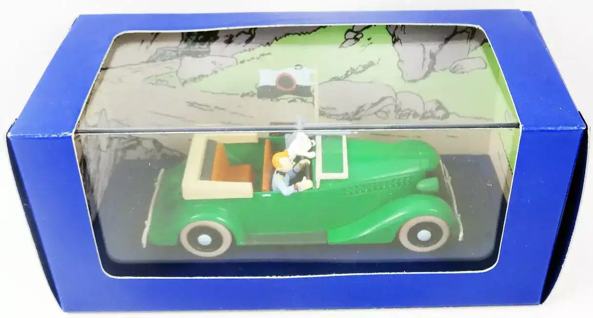 voiture tintin 1/43 l oreille cassée 1945 ( la mitralleuse )