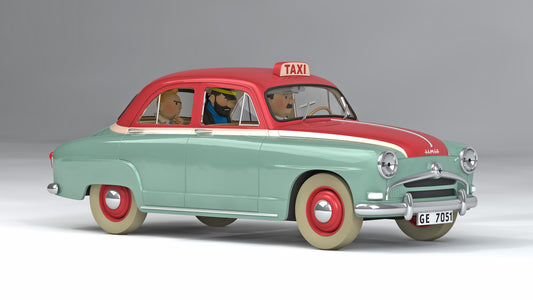 voiture de tinrtin l affaire tournesol 1/43 taxi genois